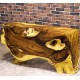 Natural Suar Wood Console Furniture