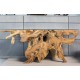Natural Suar Wood Console Furniture