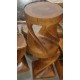 Suar Wood - Spiral Stools Suar Wood - Spiral Stools