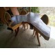 Organic Shaped Suar Slab Wood Tables
