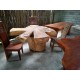 Organic Shaped Suar Slab Wood Tables