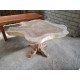 Organic Shaped Suar Slab Wood Tables