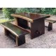 Suar Wood - 3 Piece Kitchen or Dining Room Set Suar Wood - 3 Piece Kitchen or Dining Room Set