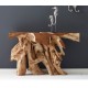 Natural Tree Root Console Furniture Natural Tree Root Console Furniture