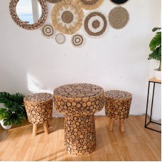 Teak Branch Wood Furniture Set Teak Branch Wood Furniture Set