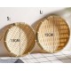Shallow Bamboo Basket